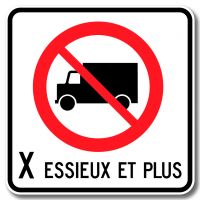 Accès interdit aux camions