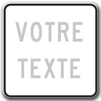 Panneau spécial personnalisé 600 x 600 mm - EXCLUSIF AUX CLUBS QUADS DU QUÉBEC 