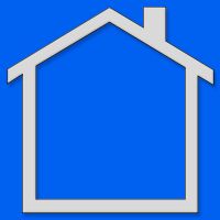 Pictogramme de remplacement pour Modèle 3, fond bleu 