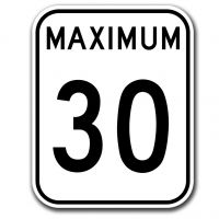 Maximum 30 km/heure