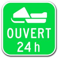Sentier ouvert 24h