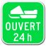Sentier ouvert 24h