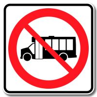 Accès interdit aux minibus