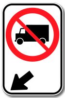 Accès interdit aux véhicules dans une voie
