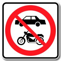 Accès interdit aux automobiles et aux motocyclettes