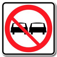 Interdiction de dépasser