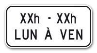 Période d'heures et de jours