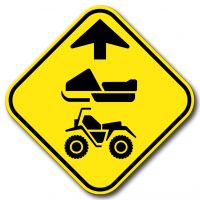 Signal avancé de motoneige et quad