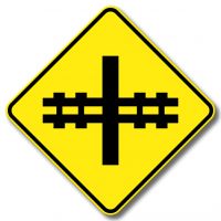 Signal avancé d'un passage à niveau   *** FORMAT ROUTE ***