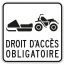 Droit d'accès obligatoire 