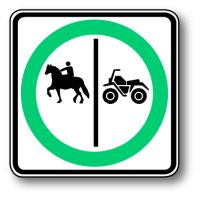 Trajets obligatoires séparés pour cavaliers et VTT