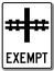 Exemption d'arrêt à un passage à niveau