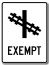 Exemption d'arrêt à un passage à niveau