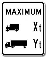 Limitation de poids aux charges légales 