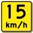 Vitesse recommandée près d\'un point dangereux (15)