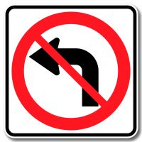 Interdiction de tourner à gauche